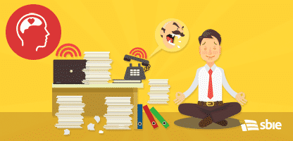 Relaxe no trabalho. Ilustração em vetor plana dos desenhos animados– ilustração de bancos de imagens