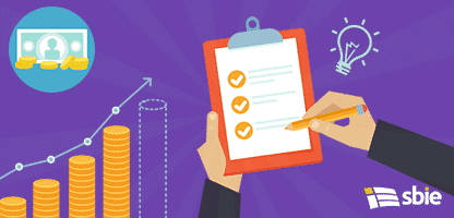 Plano de negócios financeiros do vetor– ilustração de bancos de imagens